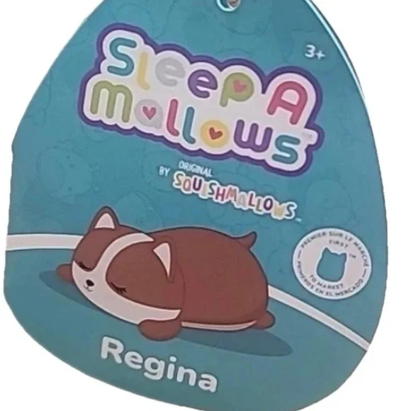 Squishmallows Jumbo Plush 30" Regina Corgi Dog Sleepamallows Brown/White - NEW - Picture 2 of 4